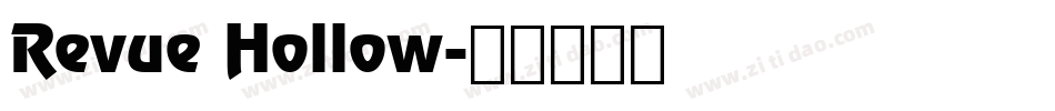 Revue Hollow字体转换